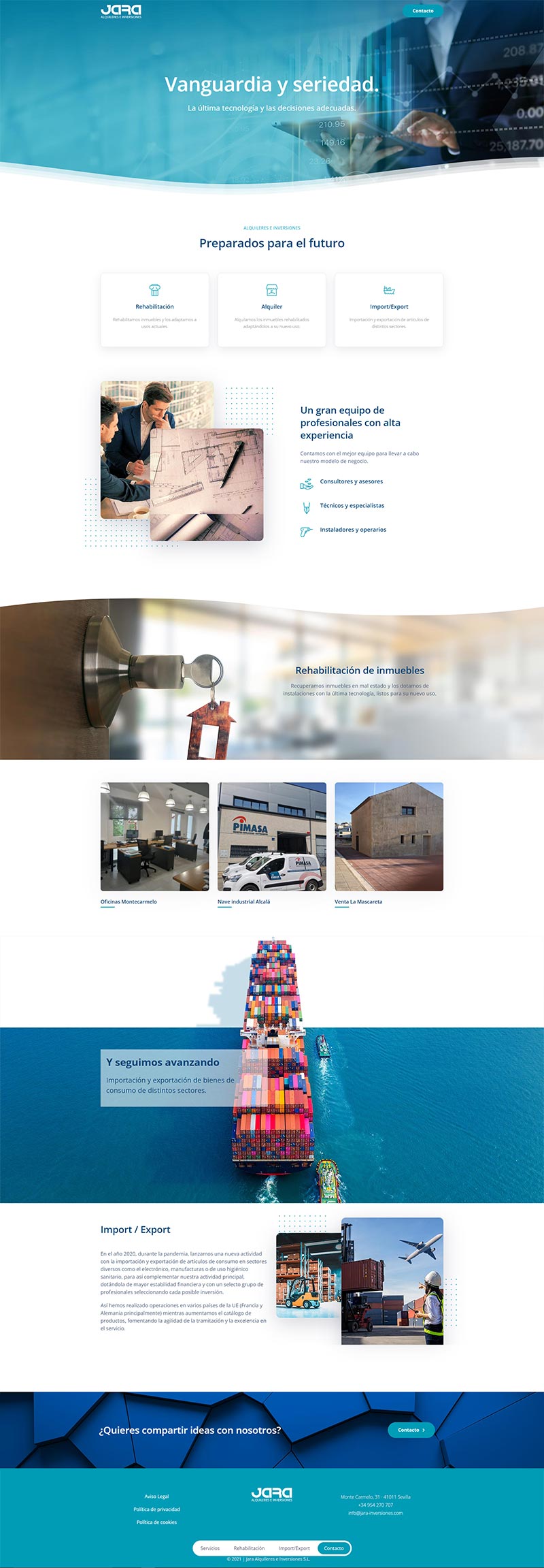 Web Jara Inversiones